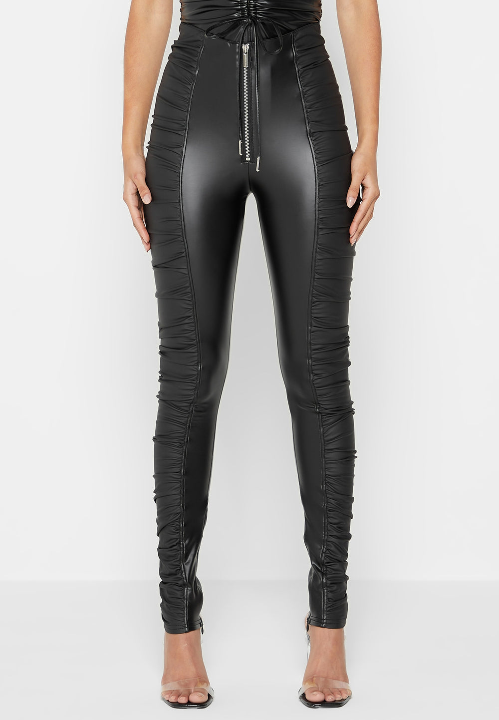 ruched-vegan-leather-leggings-black-1