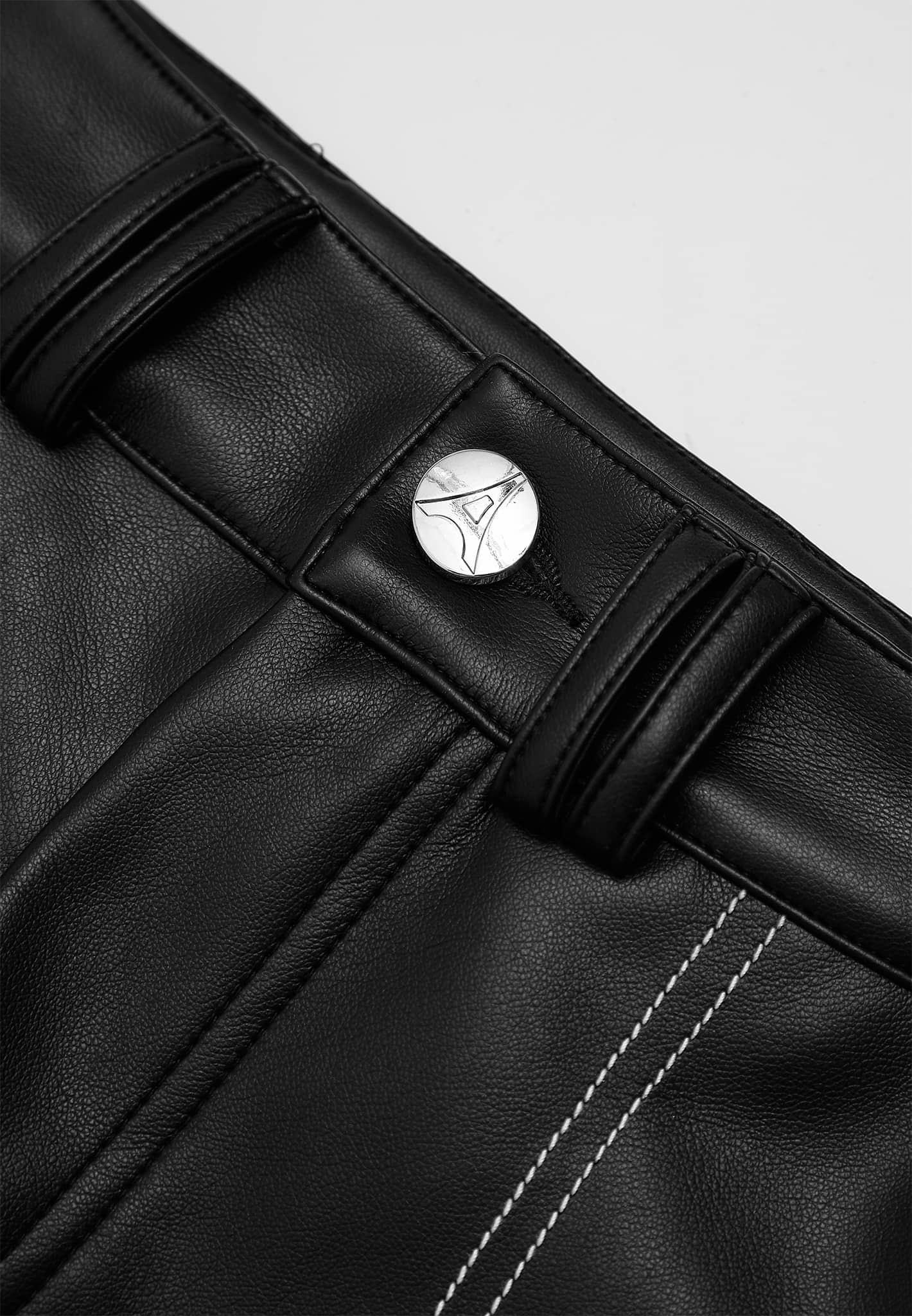 Men The Couture Club Cargo Pants & Joggers | Contrast Stitch Zip Detail Cargo  Trousers - Black ⋆ Modeclub-us