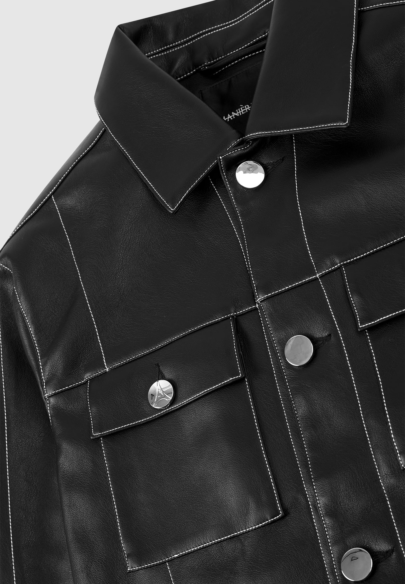 vegan-leather-contrast-stitch-jacket-black