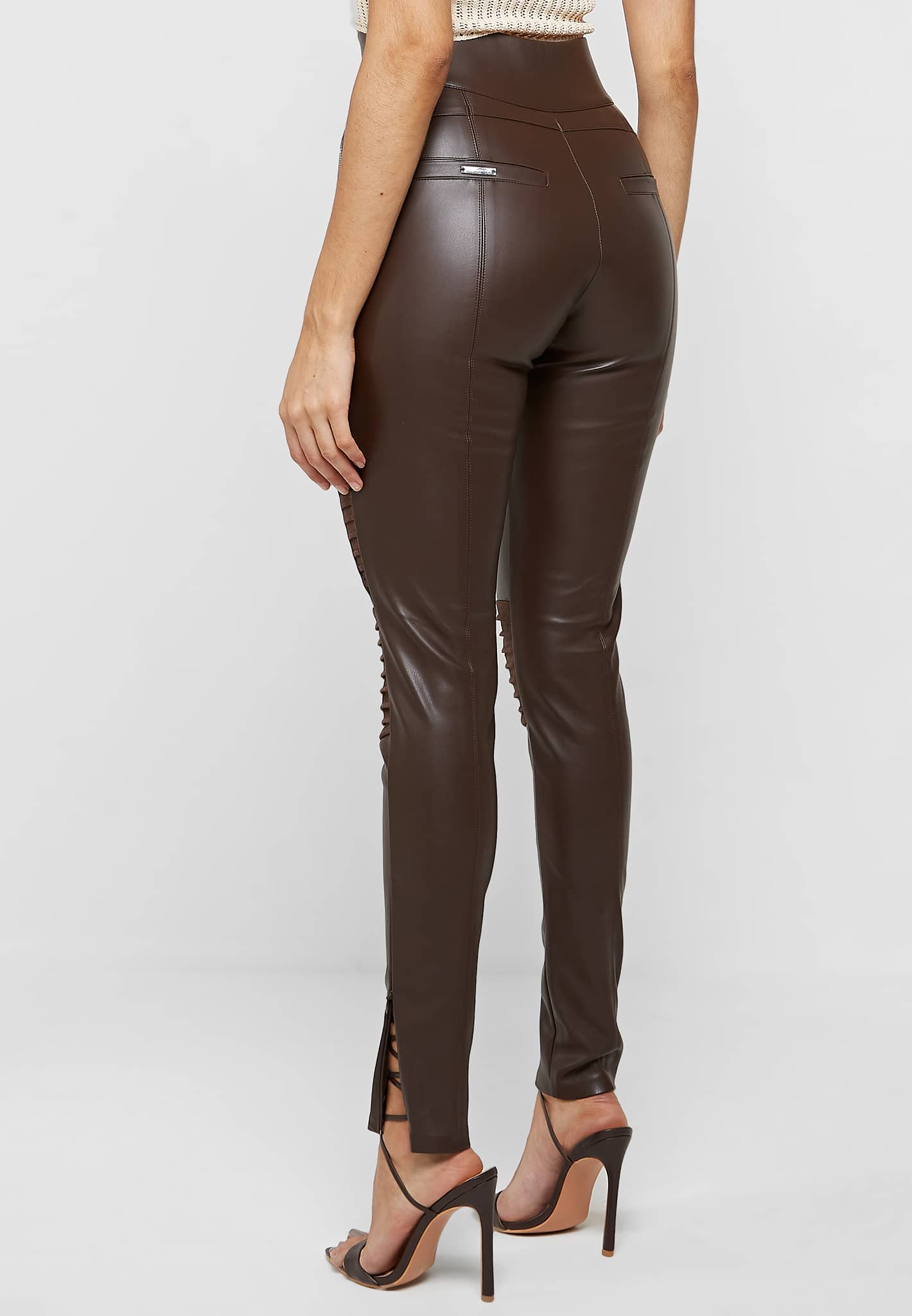 Thermal Leather-Look Leggings Calzedonia, 52% OFF