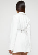 chain-belted-blazer-dress-white