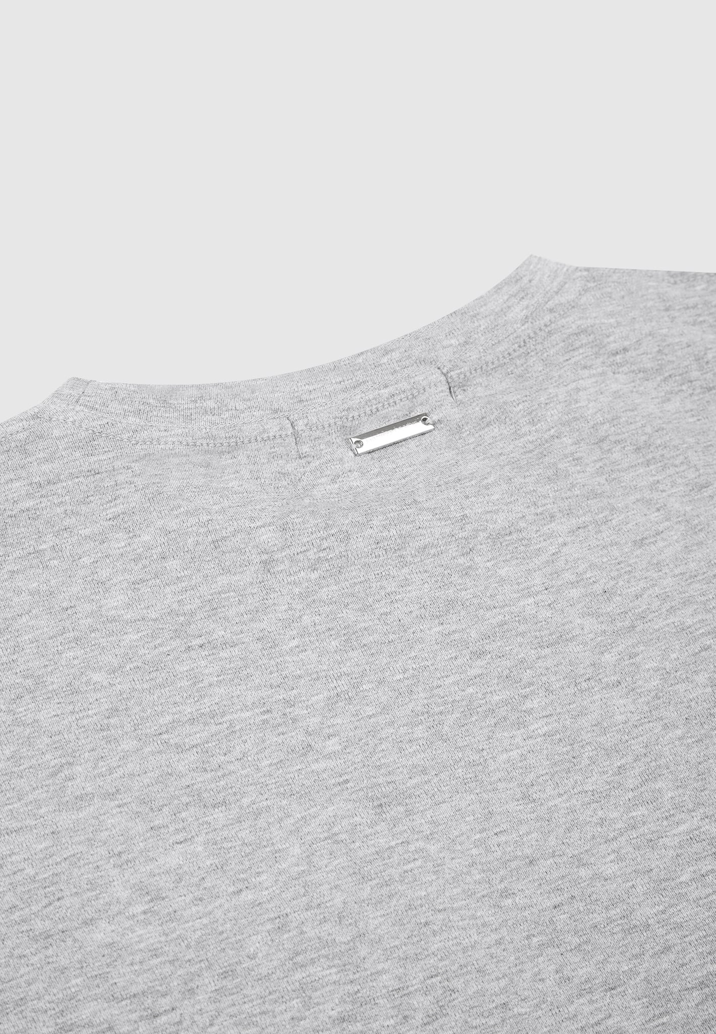 Éternal Oversized Fit Cotton T-Shirt - Grey