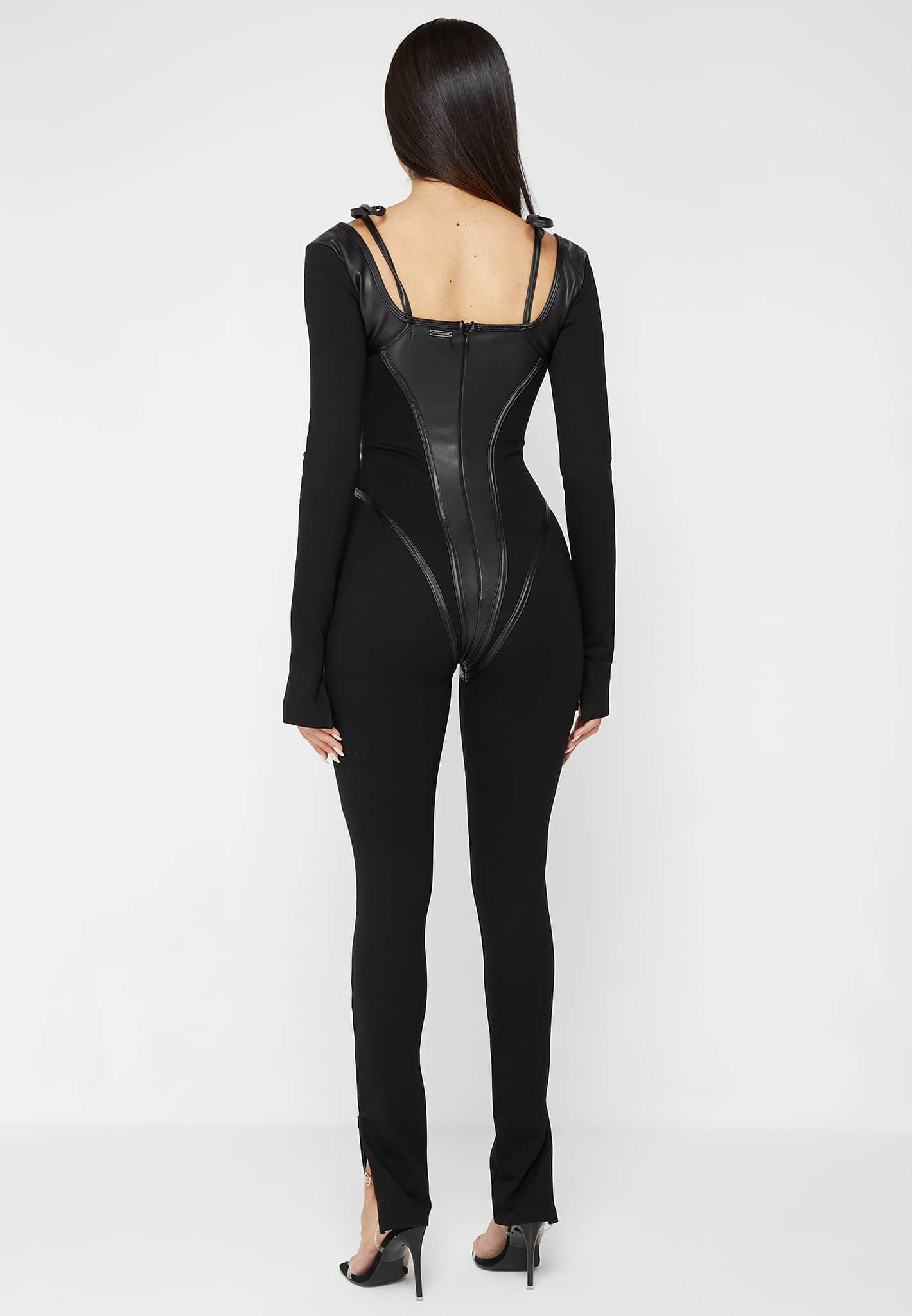 vegan-leather-and-bandage-corset-jumpsuit-black