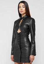 vegan-leather-cut-out-blazer-dress-black