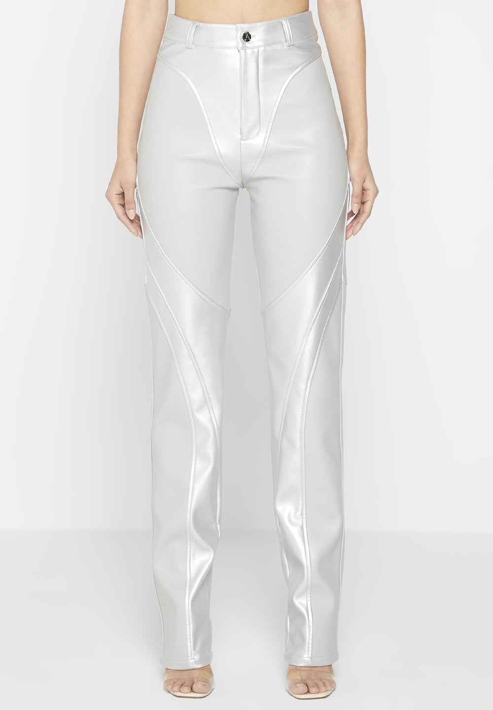 vegan-leather-metallic-trousers-silver